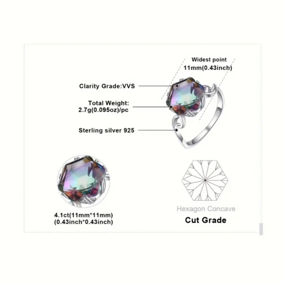 S925 Sterling Silver Ring​ - Picture 6 of 6